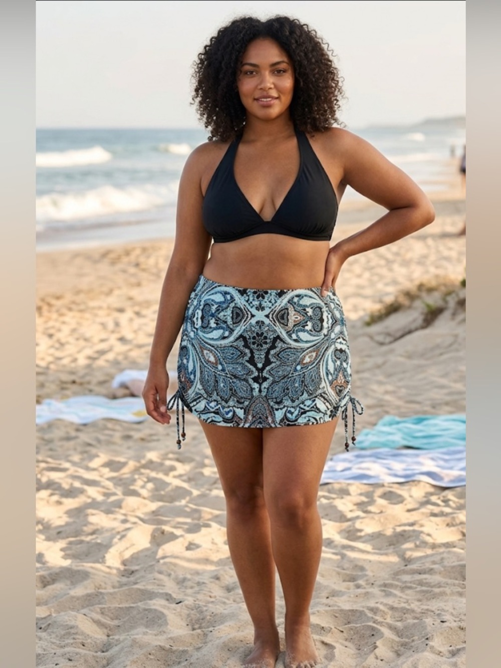 Lane Bryant adjustable swim skirt.